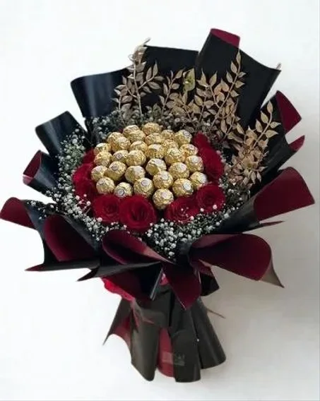 🖤🍫🌹 Bouquet “Luxe Noir Gourmand