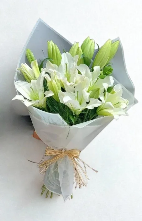 🤍 Bouquet — Pureté Blanche