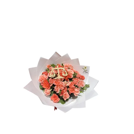 🌹 Bouquet de Graduation en Droit ⚖️