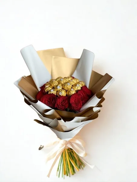 🌹 Bouquet “Or & Passion