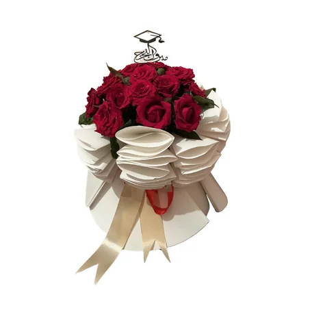 Bouquet de Graduation Rouge 🌹