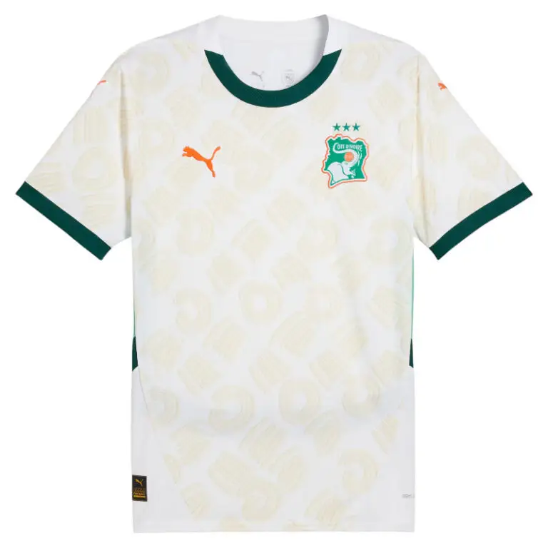 Maillot Blanc de la Côte d’Ivoire CAN  2025/2026 🇲🇦