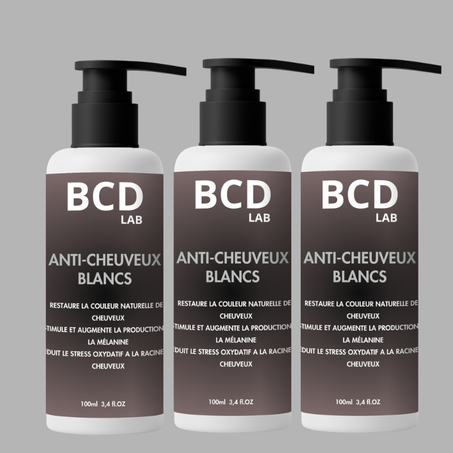 BCDlab ANTI-CHEVEUX BLANCS 100ml PACK DE 3
