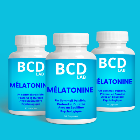 BCDlab MELATONINE 30CAP PACK DE 3