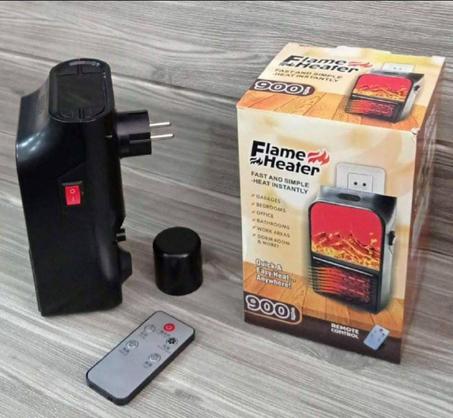 مدفأة كهربائية مع جهاز التحكم عن بعد