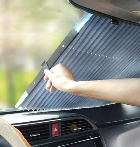 غطاء الزجاج الأمامي للسيارة للحماية من أشعة الشمس