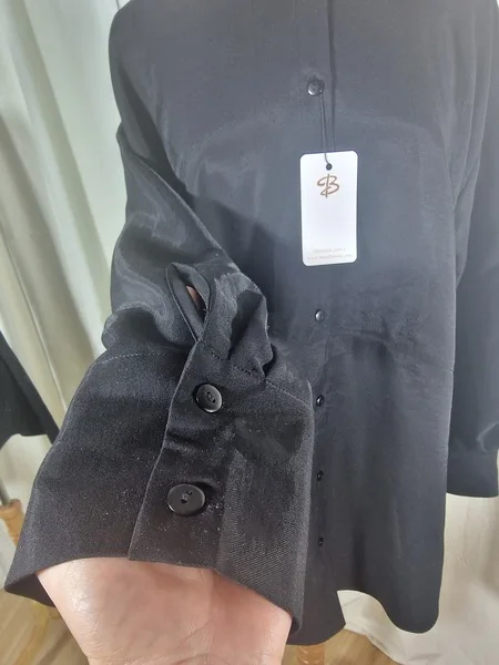 chemise noir femme