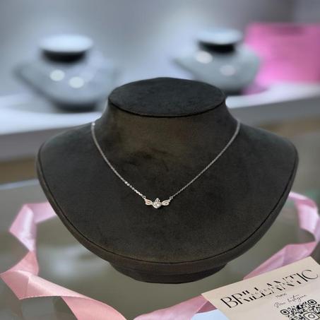 Collier Élégant en Argent - Motif Abeille Ailée