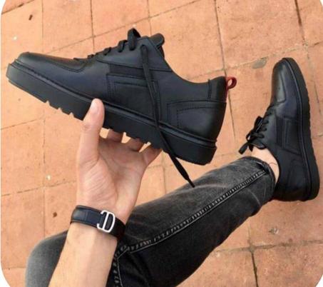 ✨حذاء رجالي عصري مميز %100 جلد طبيعي✨