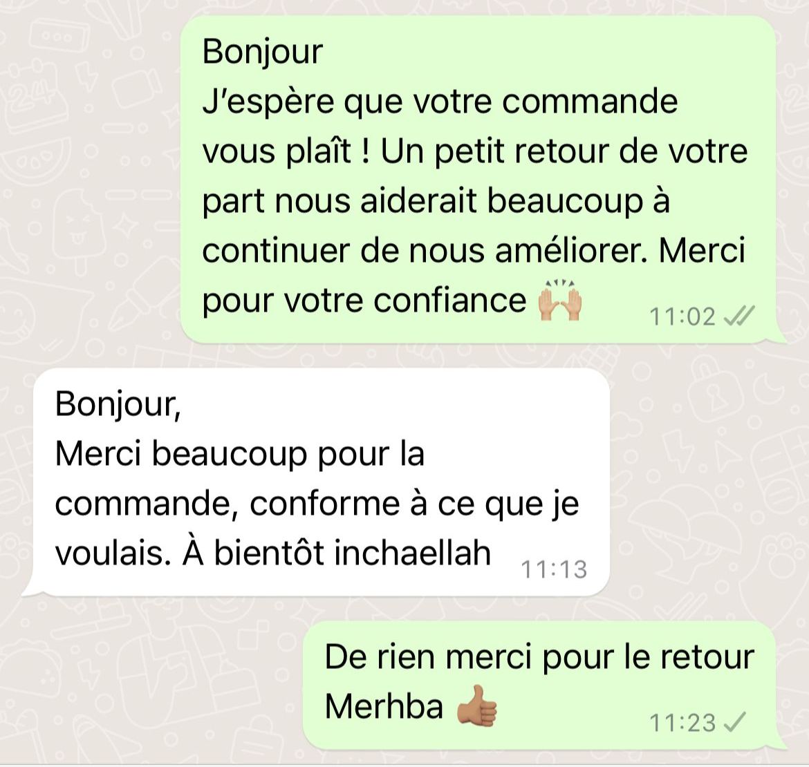 retours clients