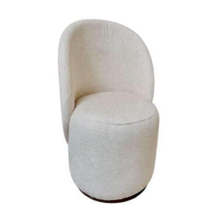 Pouf Bijoux Curvé - Confort et raffinement avec un dossier arrondi