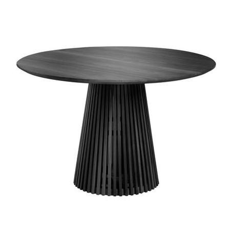Table Ronde Bardage Espacé - Design et Élégance