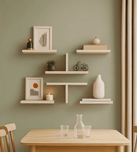 رفوف عصرية 6 قطع-شكل جداب