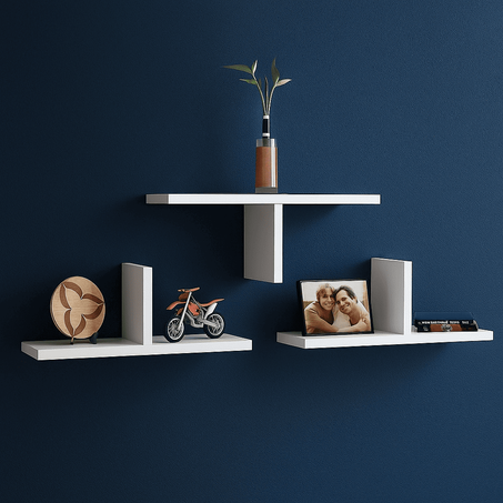 رفوف جدارية بتصميم أنيق وعصري