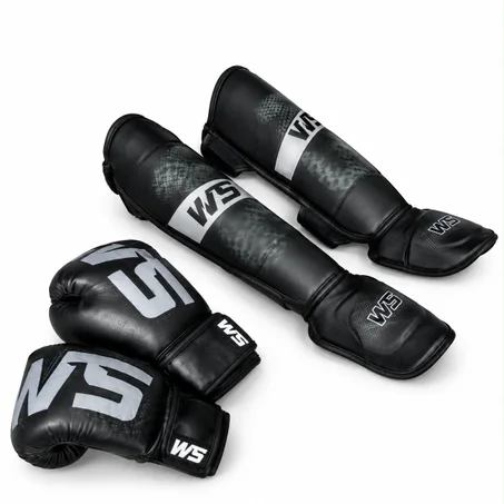 - PACK BOXING Gants de Boxe + Protège-Tibias