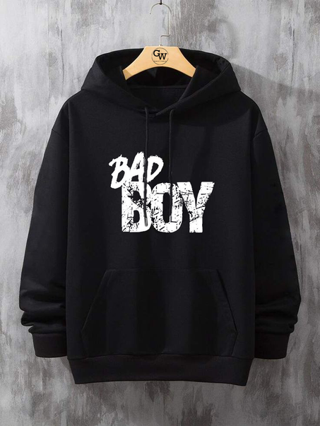 Bad Boy  Black Hoodie Oversized