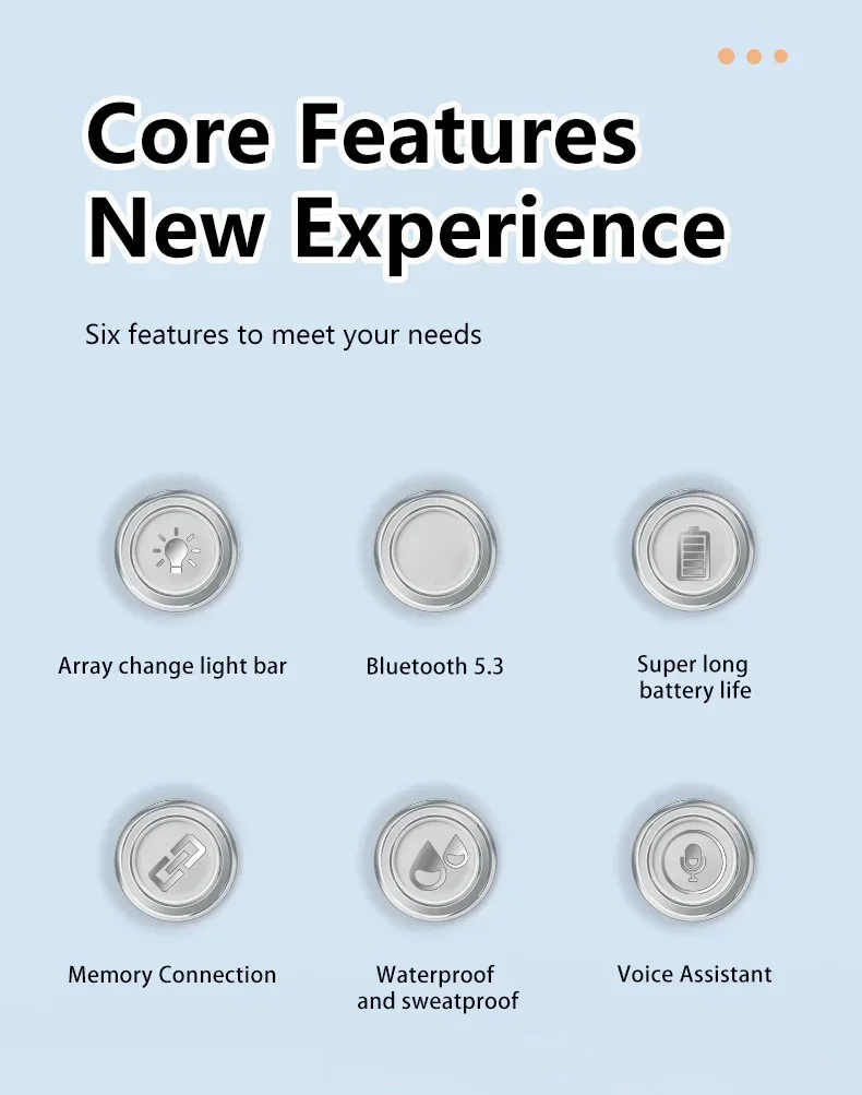 JM05 OWS Casque Bluetooth à conduction d'air Écouteurs sans fil HiFi Sport - Blanc 2