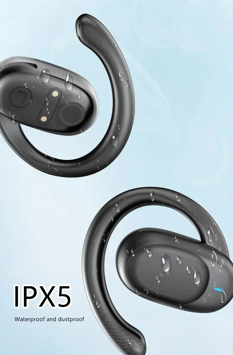 JM05 OWS Casque Bluetooth à conduction d'air Écouteurs sans fil HiFi Sport - Blanc 7