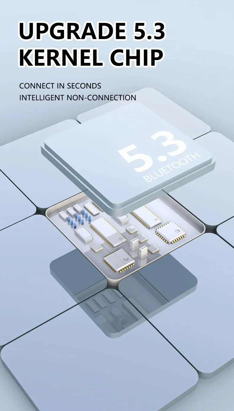 JM05 OWS Casque Bluetooth à conduction d'air Écouteurs sans fil HiFi Sport - Blanc 3