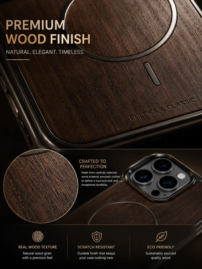 Wood  Case iPhone 16 Max