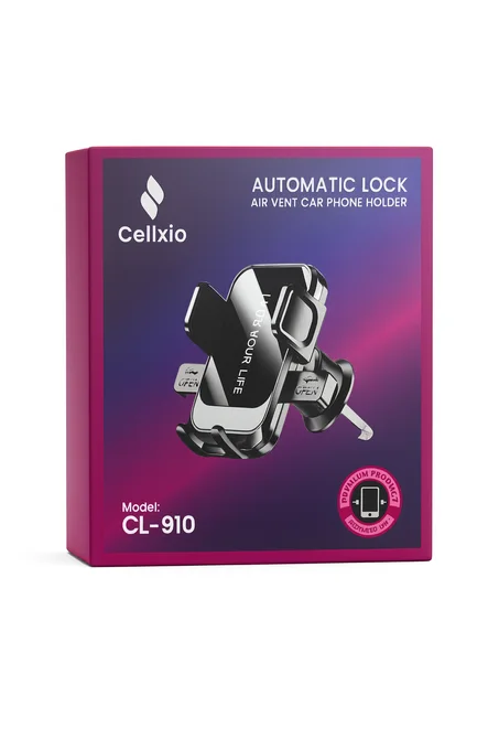 Support Téléphone Voiture 360° – Grille d’Aération