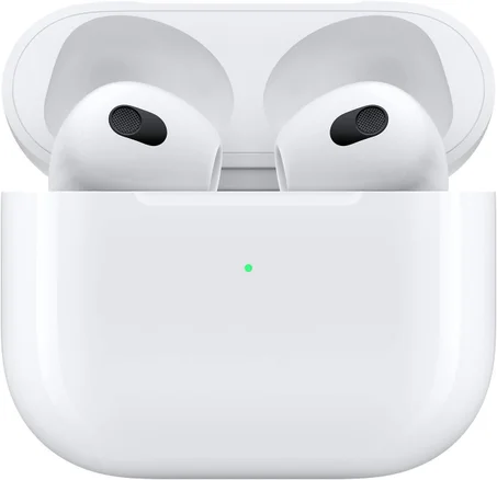 Apple AirPods (3rd Generation) EarPods with Lightning Charging Case & Apple 1-Year Limited Warranty
