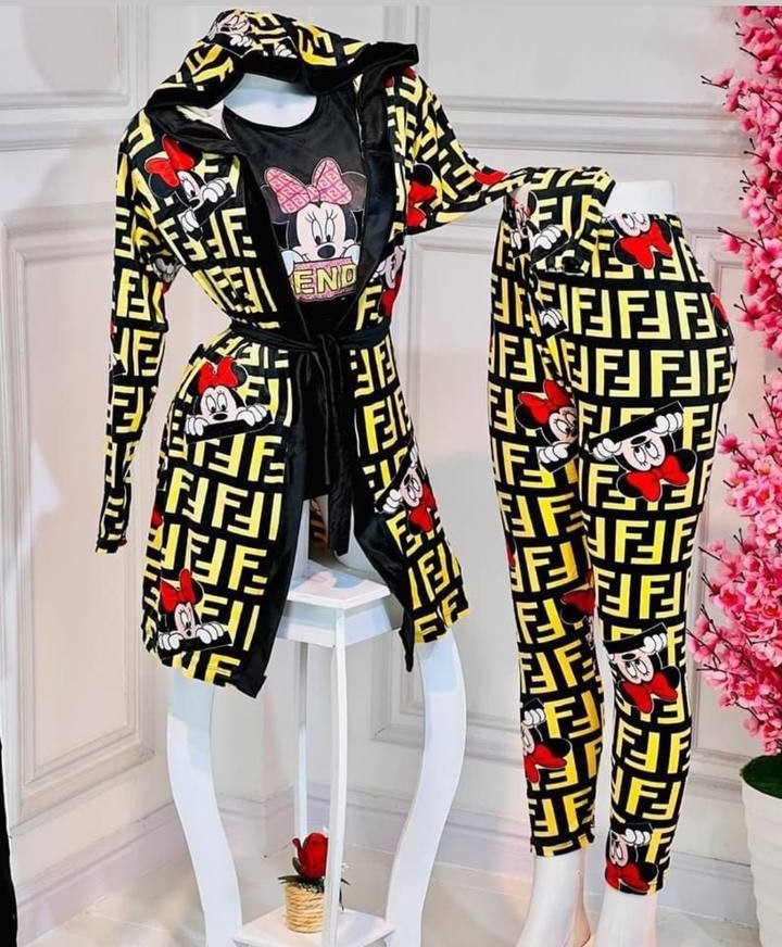 PYJAMA FEMME 3PIECE-FANDI-STANDARD