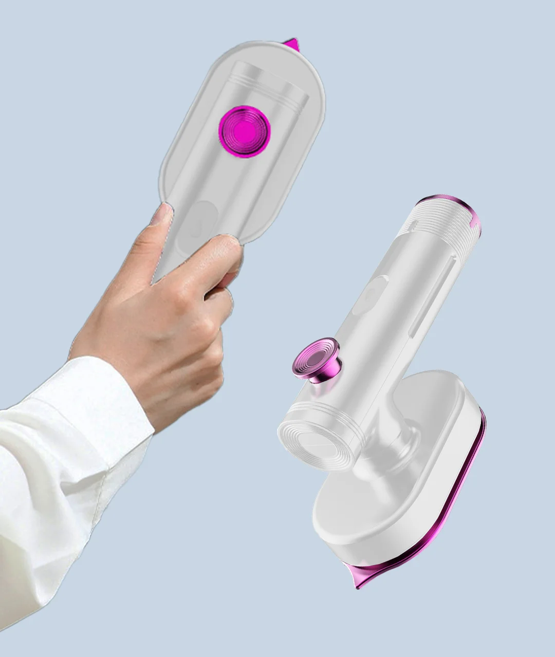 مكواة سفر صغيرة للملابس