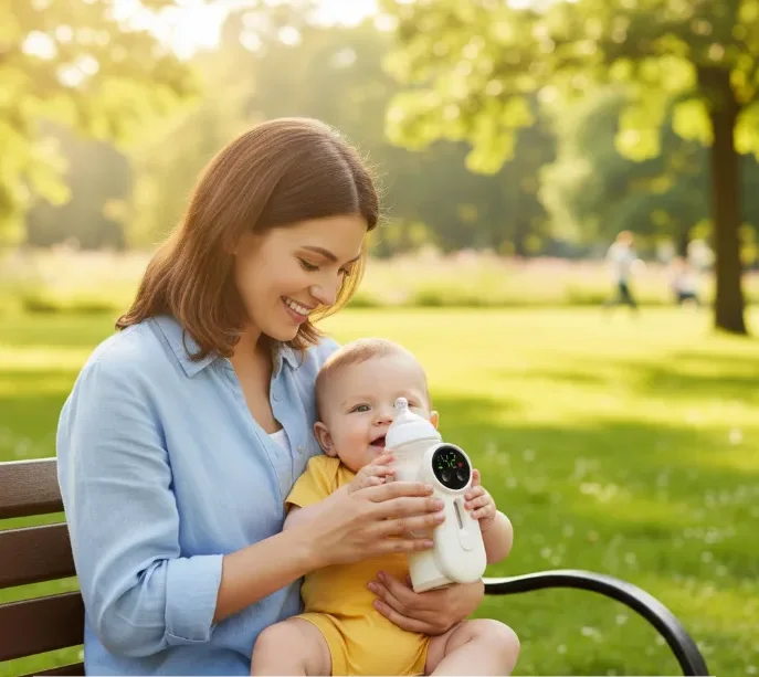 مدفأة زجاجات الأطفال المحمولة