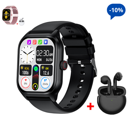 LEMFO ساعة ذكية LT10 لنظام أندرويد بلوتوث اتصال باللمس الهاتفي 2024 جهاز تعقب للياقة البدنية الموسيقى الساعات الرياضية هدية 2024