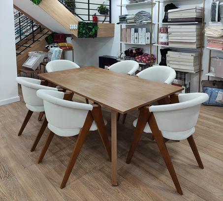 UNE TABLE AVEC 6 CHAISES