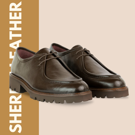 Noble: Derby Homme - Cuir Marron