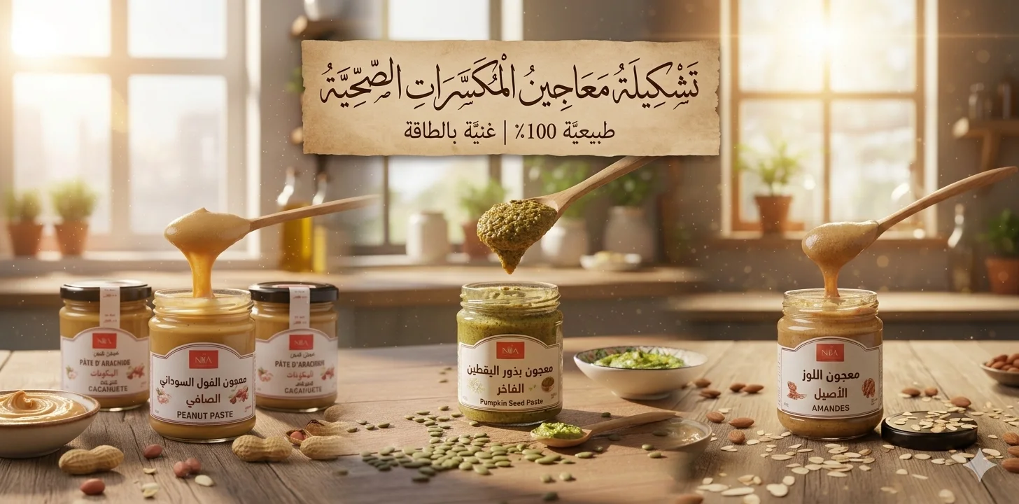 زبدة المكسرات الصحية