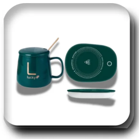 كوب مع الة تسخين