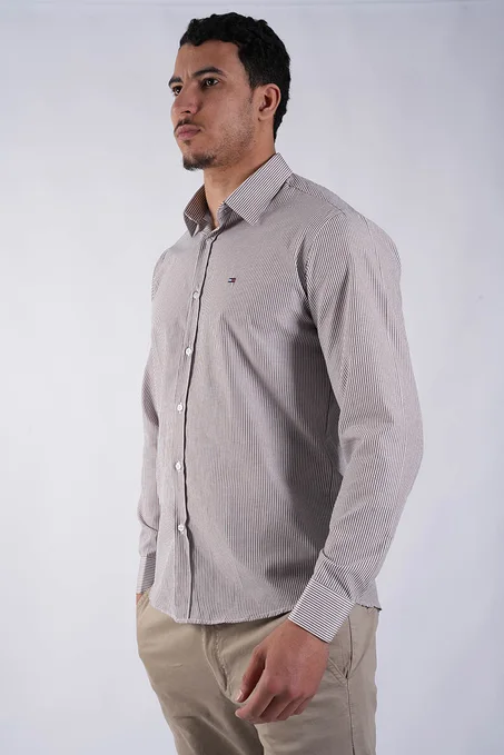 Pack Des Boss – 3 Chemises Tommy Rayée 100% Coton Oxford