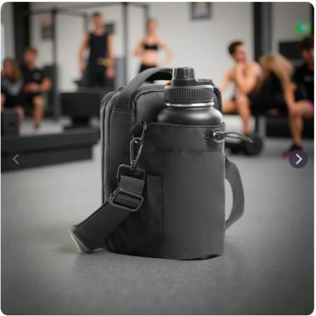 حقيبة رياضية مغناطيسية ممتازة (سعة تزيد عن 5 كجم)، حقيبة رياضية صغيرة للرجال والنساء، حامل زجاجة مغناطيسي للصالة الرياضية، حقيبة حزام مثالية للرحلات والرياضة والعمل واللياقة البدنية