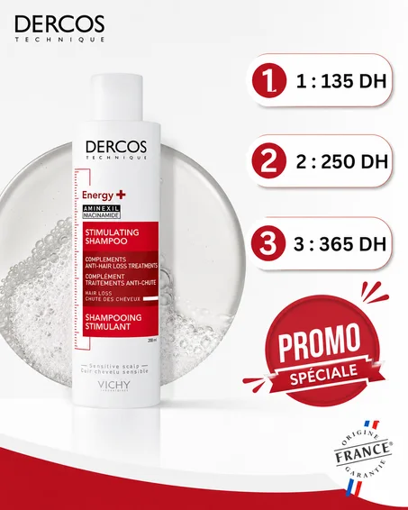 DERCOS TECHNIQUE Shampooing ENERGY+ Anti-Chute 200 ML