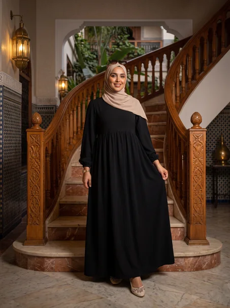 👗 فستان أميرة – أناقة ناعمة بلمسة فاخرة