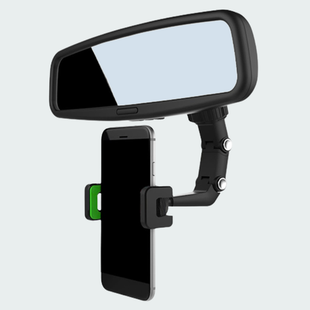 حامل الموبايل على المرآة الداخلية للسيارة | MOBILE PHONE CAR HOLDER FOR REARVIEW MIRROR