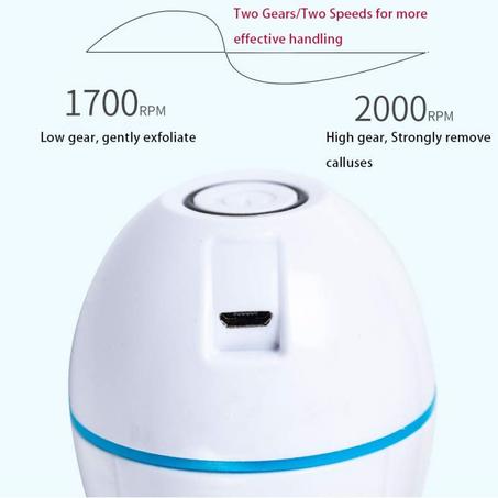 الجهاز الكهربائي لتقشير القدم | ELECTRIC FOOT SCRUBBER