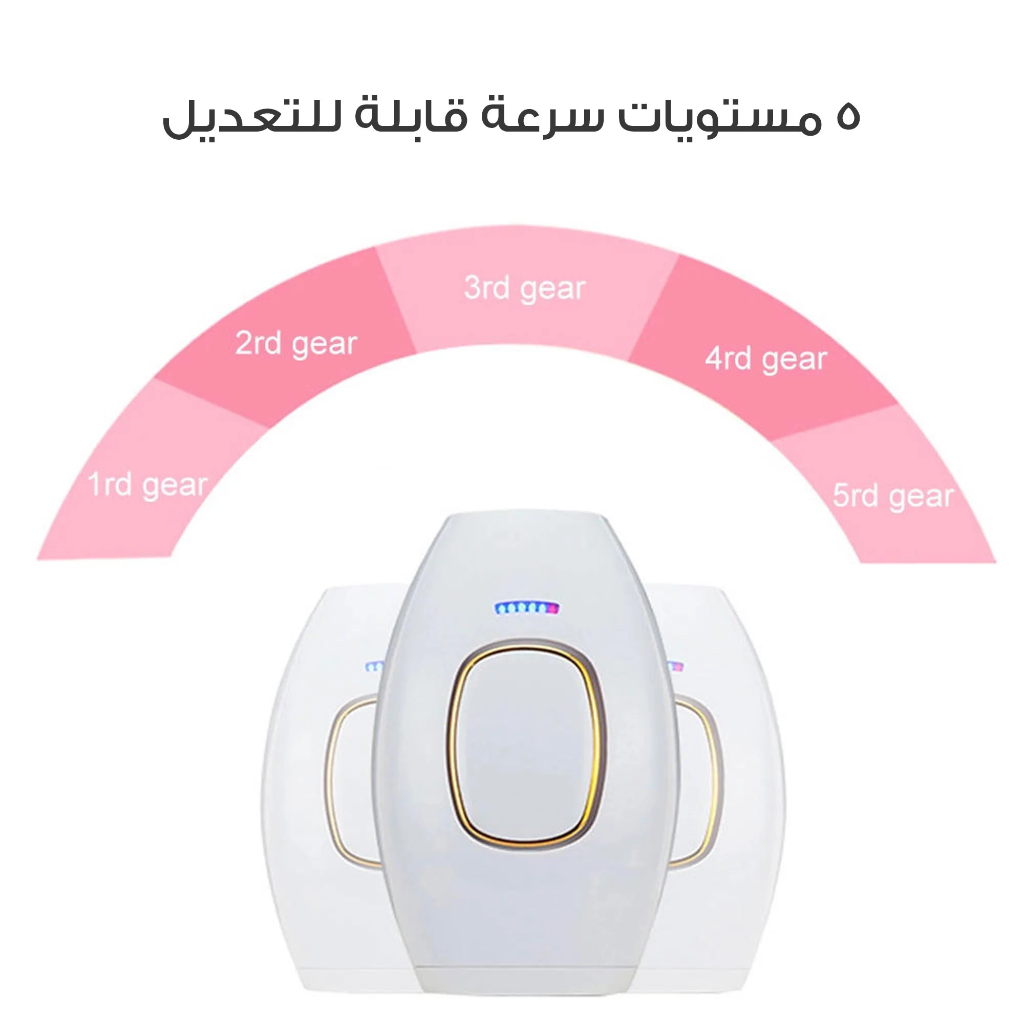جهاز إزالة الشعر بالليزر | للتخلص من عناء الحلاقة المتكررة