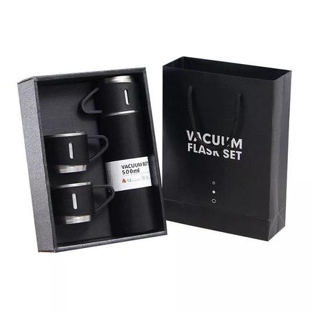 😍 طرموس مع 3 أكواب لحفظ المشروبات الساخنة والباردة