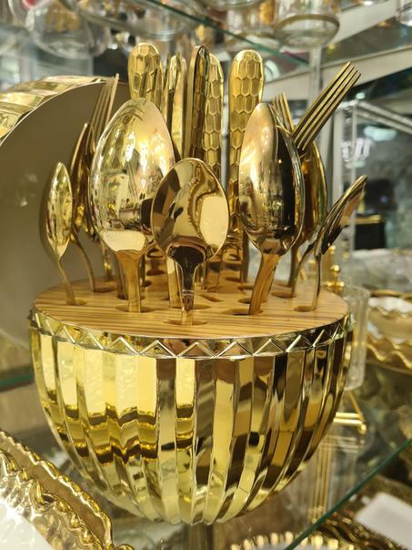 😍 طقم الأواني الذهبية 😍