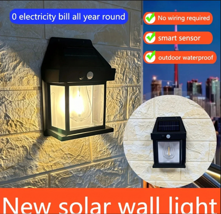 مصباح إضاءة خارجية بالطاقة الشمسية