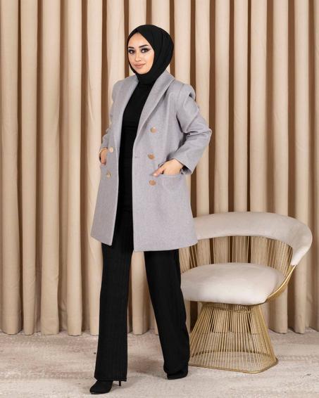 BLAZER À BOUTONNAGE CROISÉ