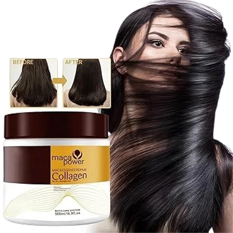 قناع ترطيب و تلميع   الشعر با لكولاجين