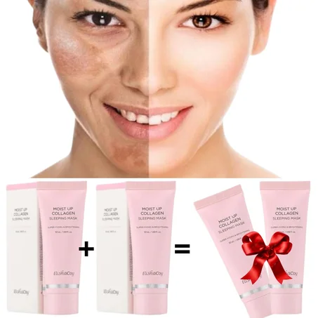 كريم النوم با الكولاجين لإزالة الكلف