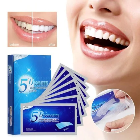 شرائط تبيض لأسنان teeth Whitening stries 5d