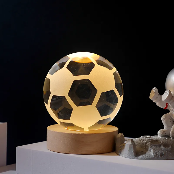 Boule de cristal lumineuse
