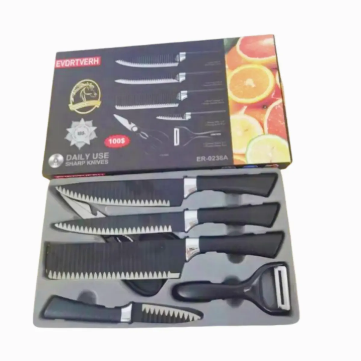 Set de Couteaux Professionnels 6 Pièces